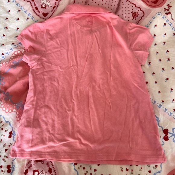 Aerie salmon pink polo T shirt tennis - Picture 4 of 4